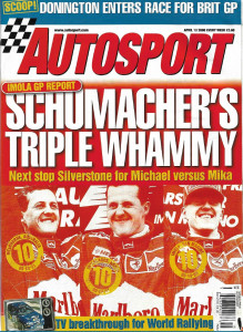AUTOSPORT 2000 APR 13 - SAN MARINO GP, VILLENEUVE, FORMULA 3000, MARK WEBBER*